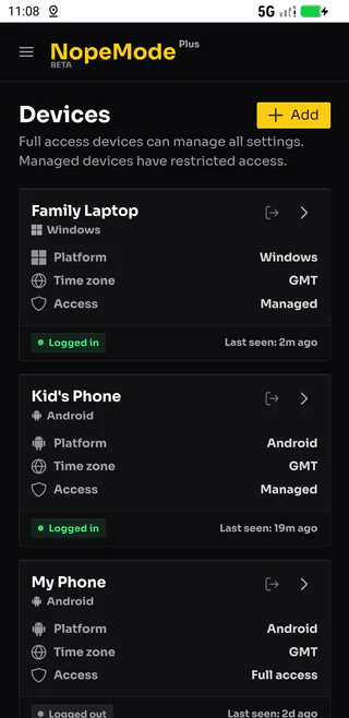 Set up managed devices