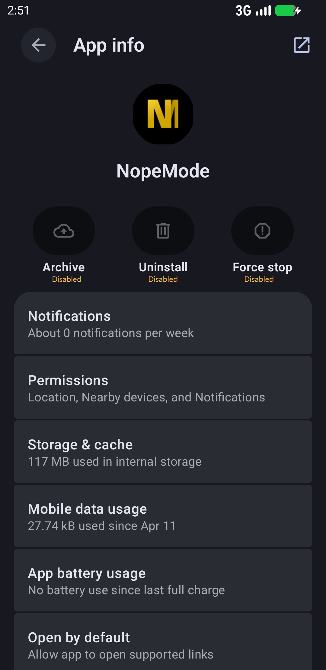 Can't be turned off on a whim